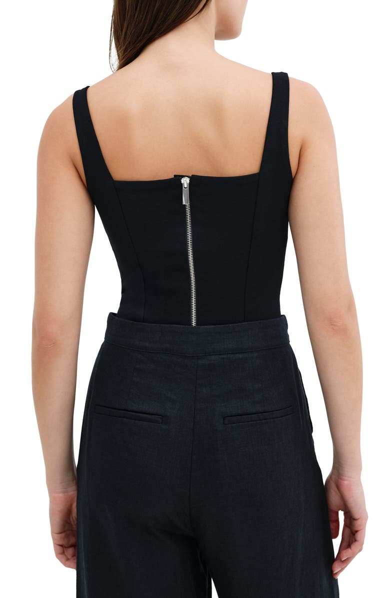 Marcella Anya Crop Camisole, Alternate, color, Black