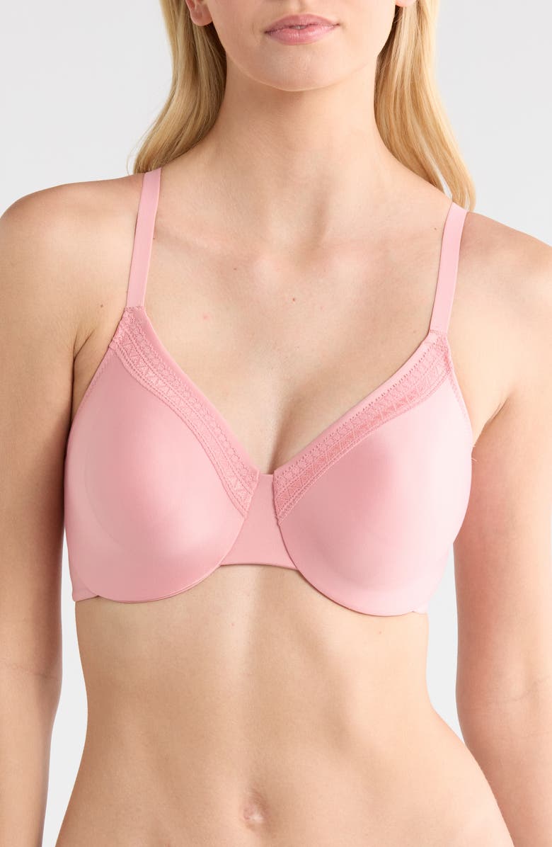 Wacoal Perfect Primer Full Coverage Underwire Bra, Main, color, Rose Elega