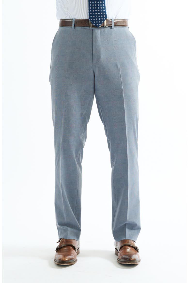 Hoxton Blue Plaid Stretch Suit, Alternate, color, BLUE