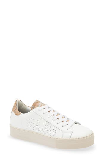 P448 Thea Platform Sneaker In White