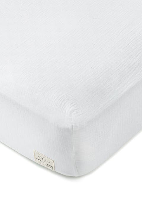 Cotton Gauze Crib Sheet