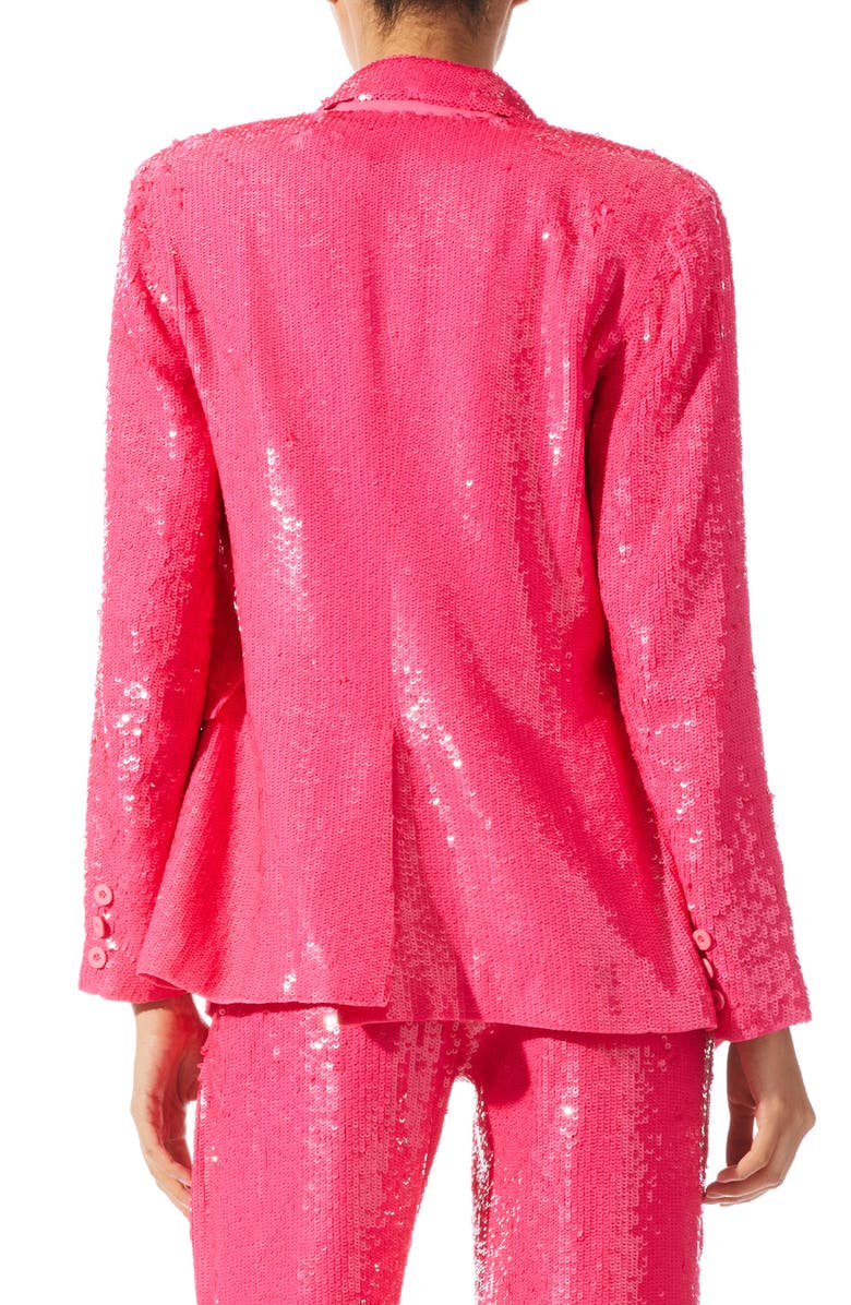Alice + Olivia Macey Sequin Blazer, Alternate, color,