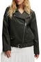 Roman Faux Leather Moto Jacket
