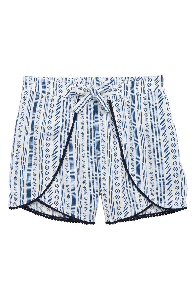 Tucker + Tate Print Tulip Hem Shorts, Main, color,