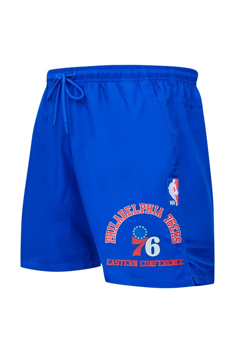 Men's Pro Standard Royal Philadelphia 76ers Area Code Shorts, Alternate, color, Royal