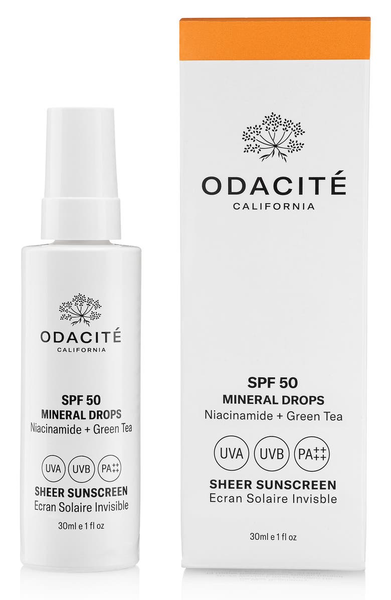 Odacité Mineral Drops Sunscreen SPF 50, Main, color, 