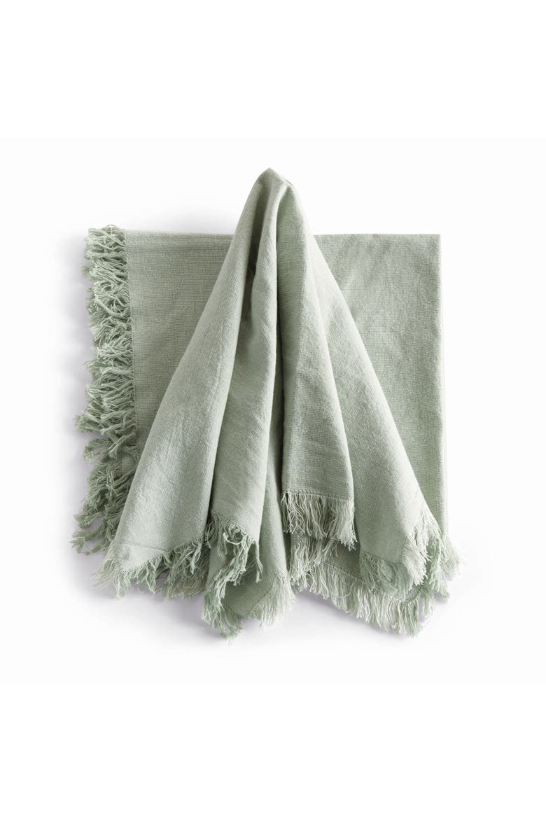 Aura Green Napkins Set of 4, Main, color, Green