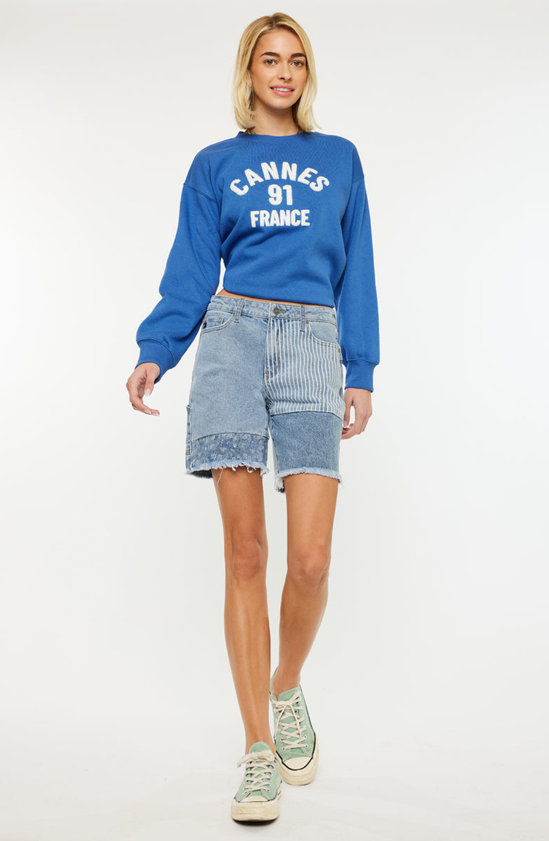 Official Kancan USA Gabbie 90's Boyfriend Shorts, Alternate, color, 
