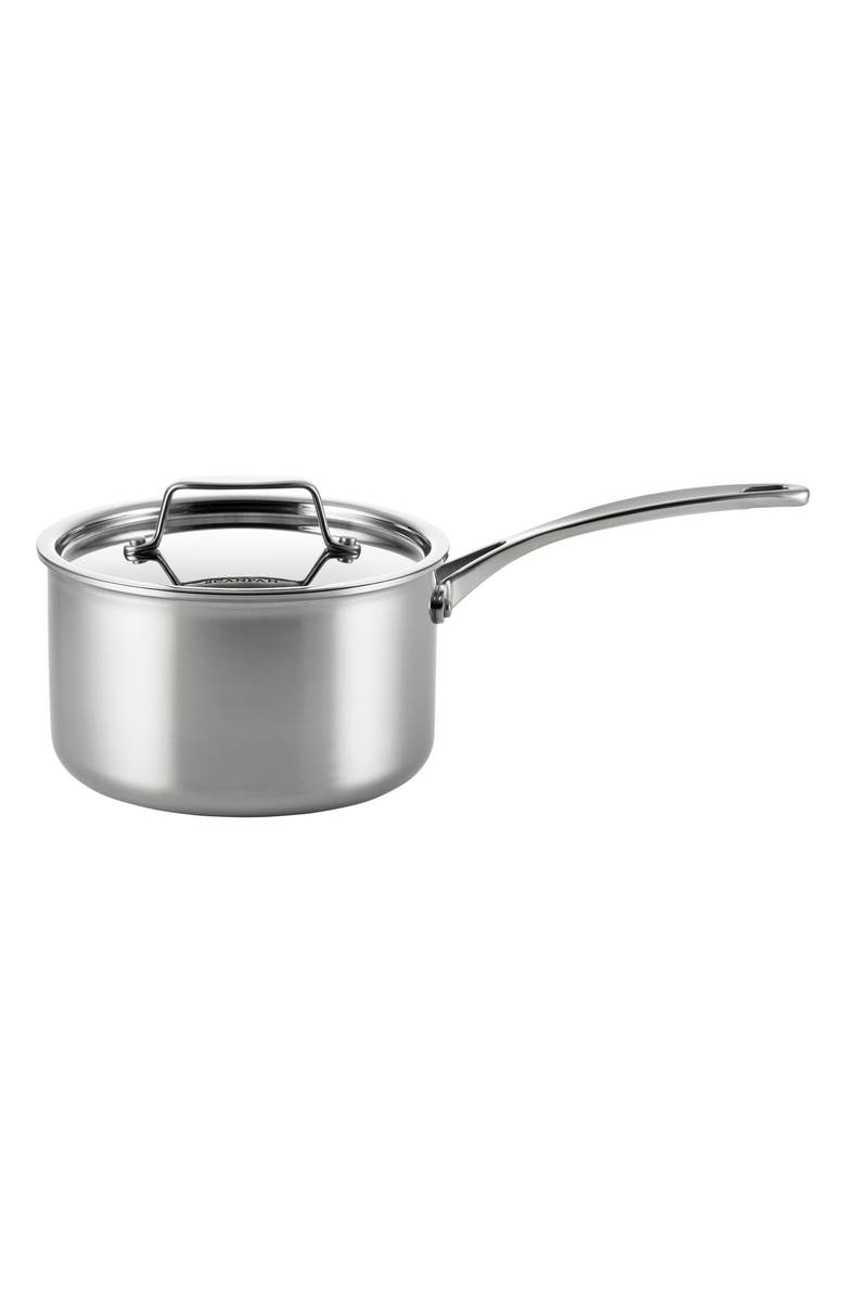 Scanpan Fusion 5 2.5-Quart Saucepan & Lid, Alternate, color, Silver