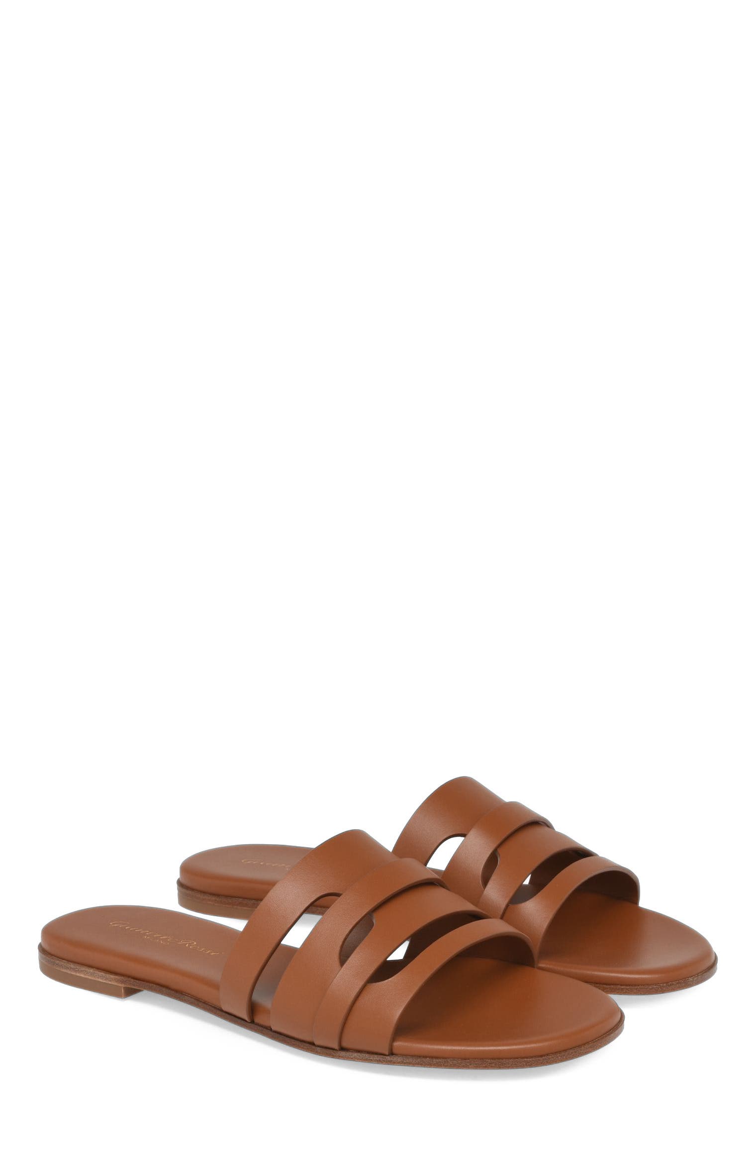 Gianvito Rossi Nora Mule, Alternate, color, Brown Calf