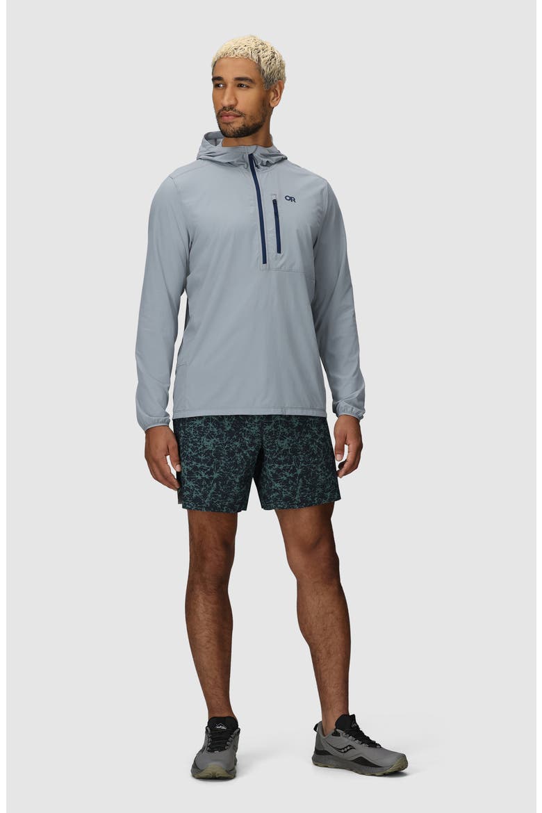 Astroman Air Sun Half Zip Hoodie, Alternate, color, SLATE