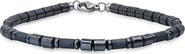 STEELTIME Beaded Hematite Bracelet