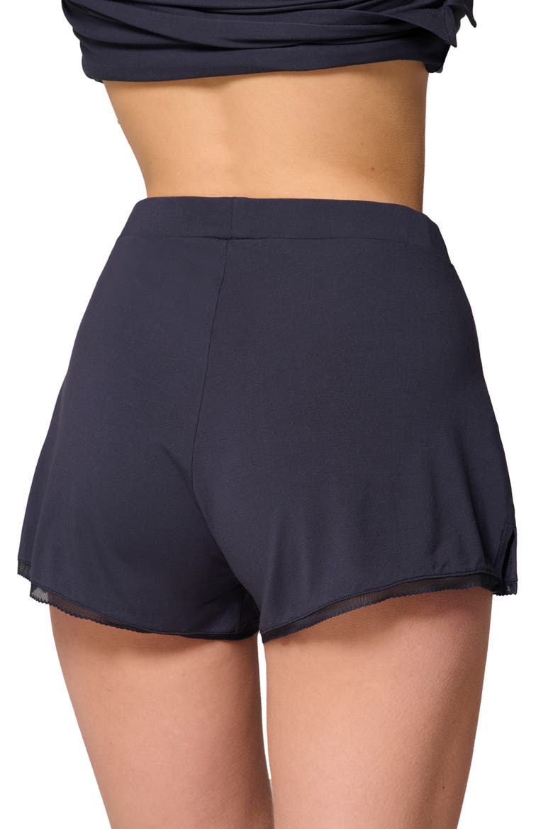 Aurore Pajama Shorts, Alternate, color, FULL MOON