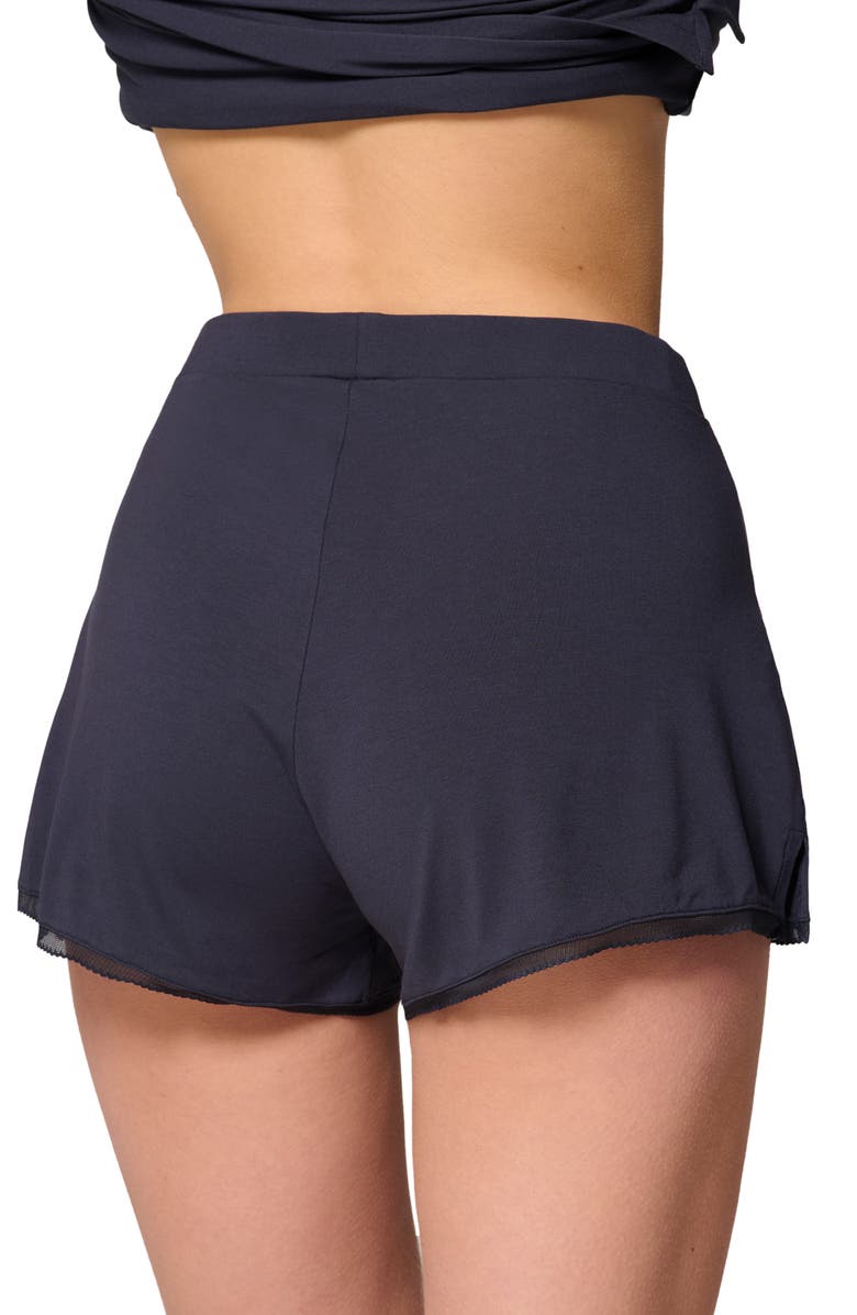 Simone Perele Aurore Pajama Shorts, Alternate, color, Full Moon