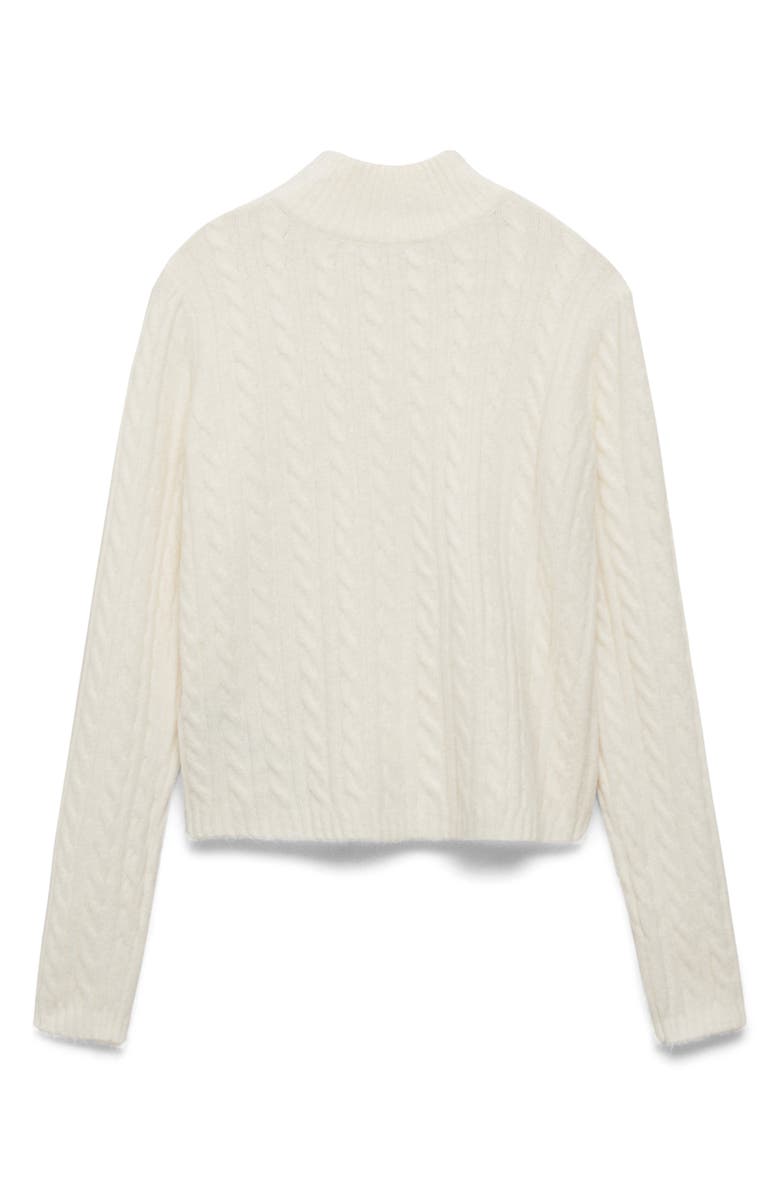 MANGO Seedsper Cable Stitch Sweater, Alternate, color,