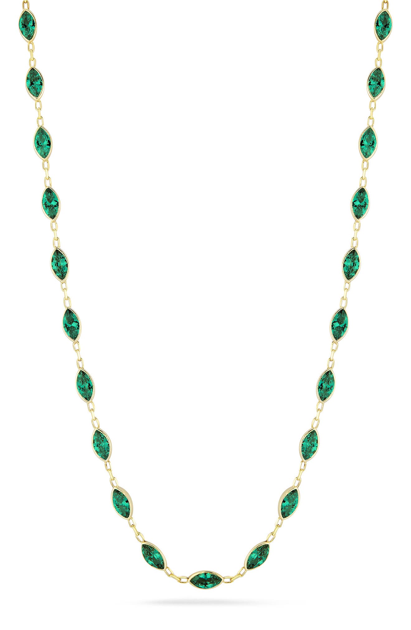 Marquise Cubic Zirconia Necklace