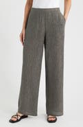 Eileen Fisher Textured Straight Leg Pants
