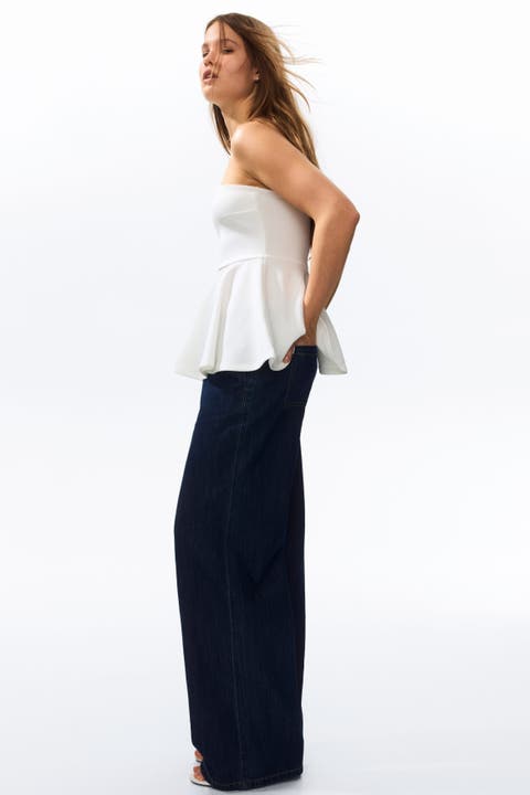 Denim Pull-on Trousers