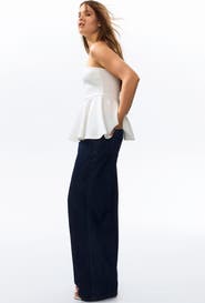 H&M Denim Pull-on Trousers
