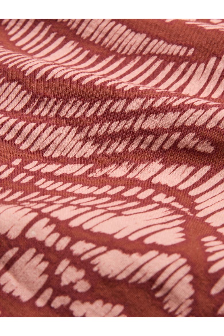 Printed Drop Shoulder Top, Alternate, color, Pink Wavy Animal
