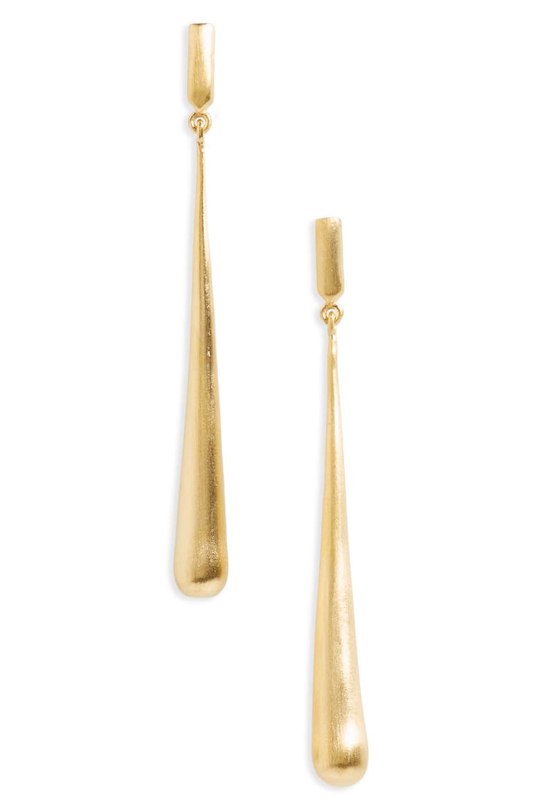 Reign Dulcet Drop Earrings, Main, color, GOLD