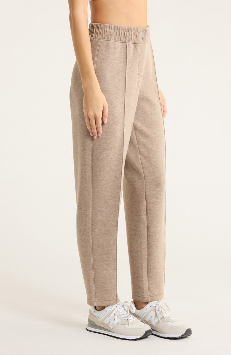 SPANX<sup>®</sup> Brushed AirEssentials<sup>®</sup> Slim Straight Leg Pants, Alternate, color, Birch Heather