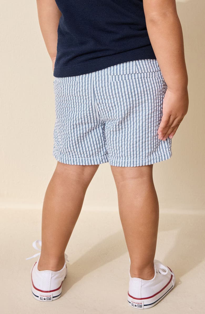 NEXT Kids' Ticking Stripe Cotton Chino Shorts, Alternate, color, Multi