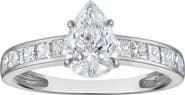 FZN 10k Gold Lab Grown Diamond Pear Ring