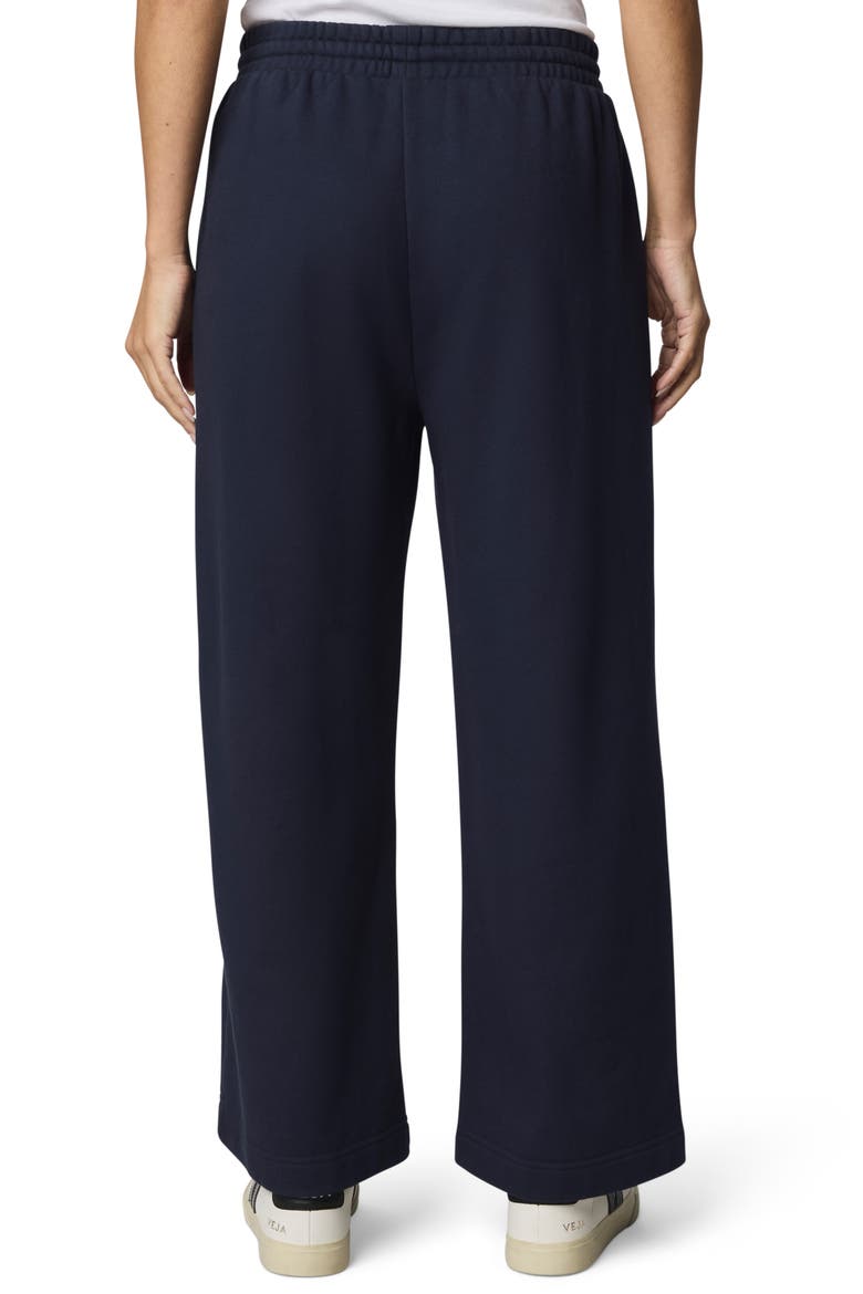Matilda Wide Leg Terry Pants, Alternate, color, NAVY BLUE