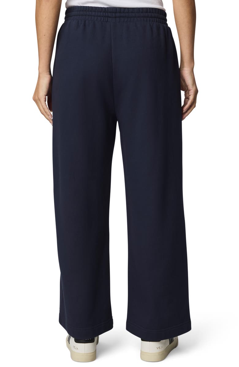 Splendid Matilda Wide Leg Terry Pants, Alternate, color, Navy Blue