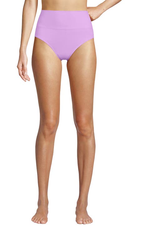 Chlorine Resistant Pinchless High Waisted Bikini Bottoms