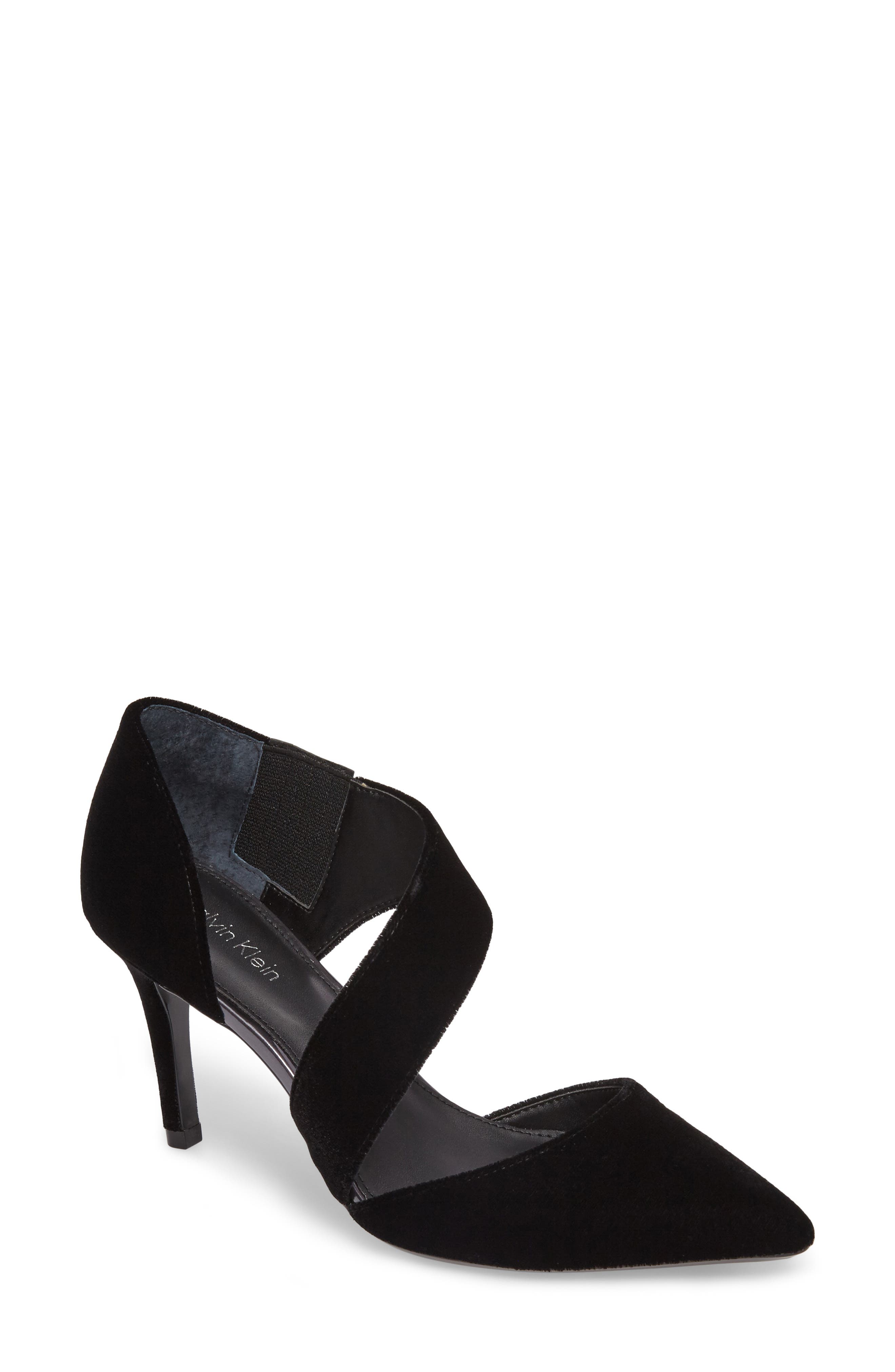 Calvin Klein 'Gella' Pointy Toe Pump, Main, color, 