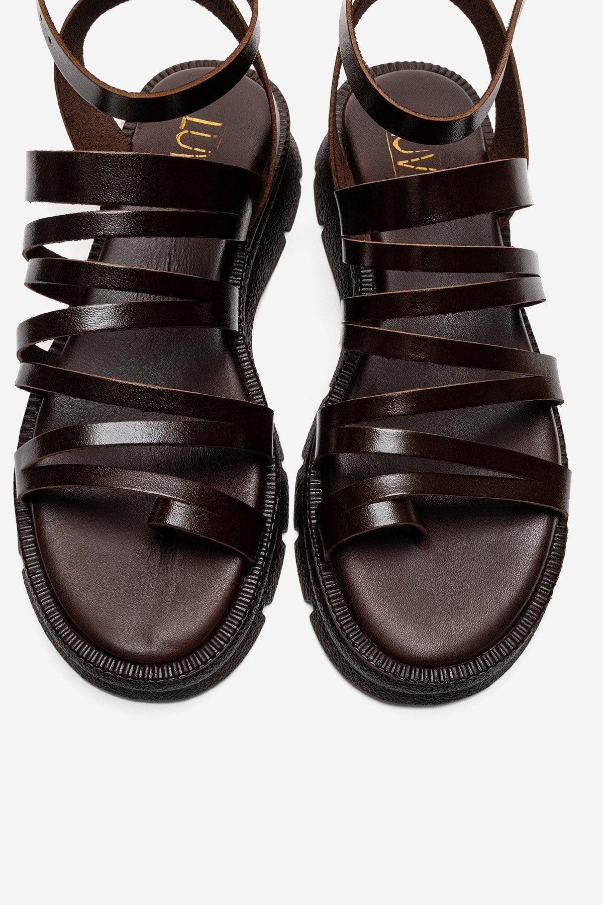 Pelsa Leather Multi Strap Sandal - image 4