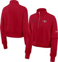 Nike Women's Nike Scarlet San Francisco 49ers Primetime Phoenix Half-Zip Sweatshirt
