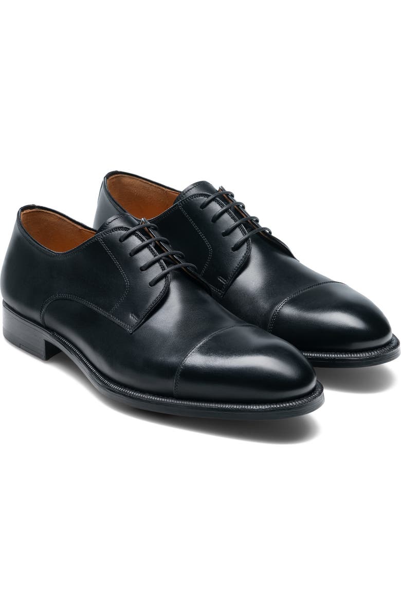 Magnanni Harlan Cap Toe Derby, Main, color, Black