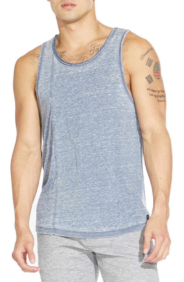Civil Society Burnout Tank, Main, color, Vintage Indigo