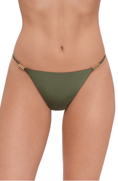 Beaded Strap Bikini Bottoms