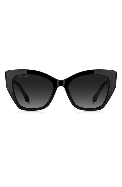 0143/S 55mm Gradient Cat Eye Sunglasses