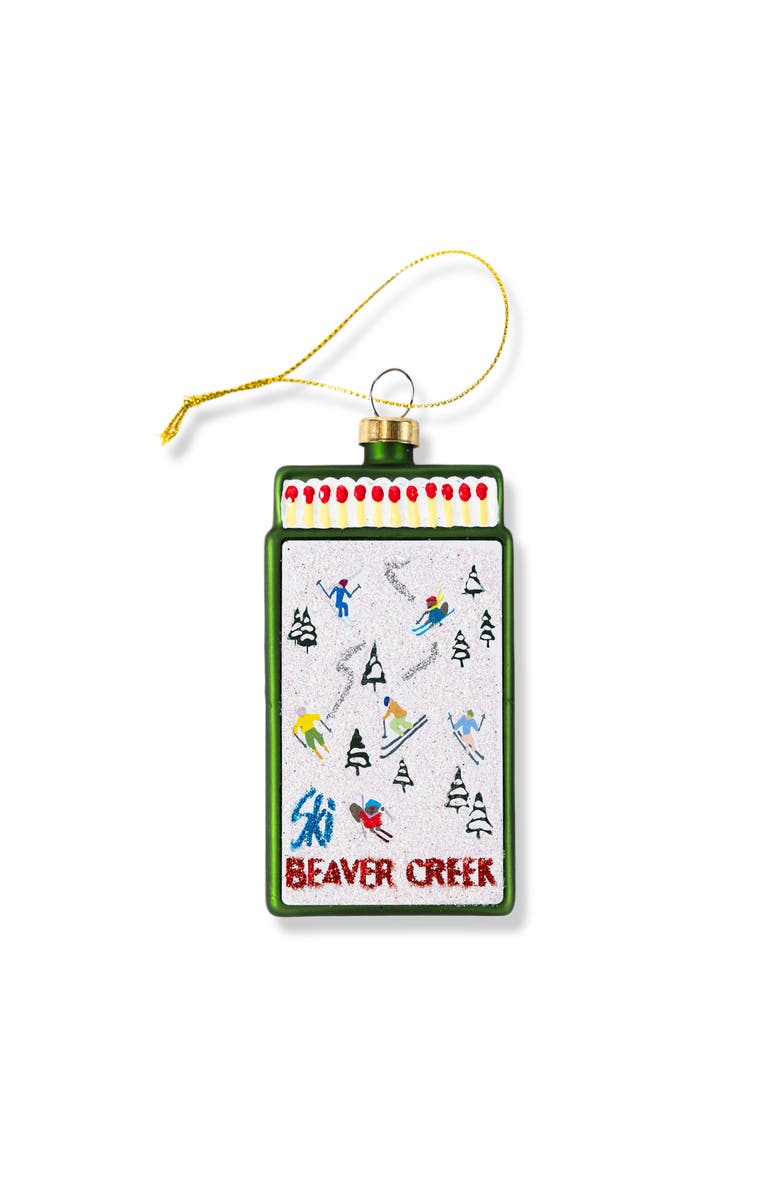 Furbish Matchbook Ornament - Beaver Creek, Main, color, Green