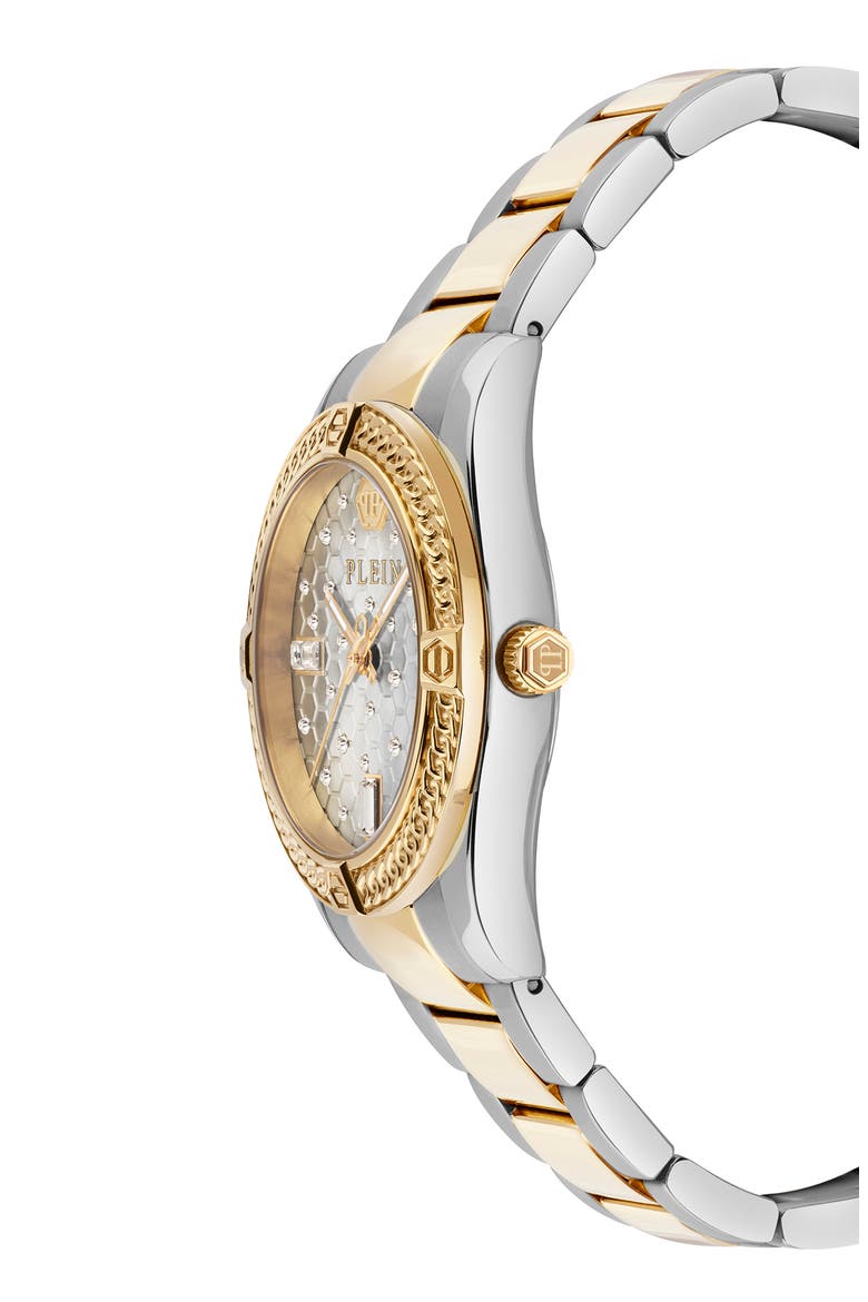 Icon Chain Bracelet Watch, 36mm, Alternate, color, TWO TONE