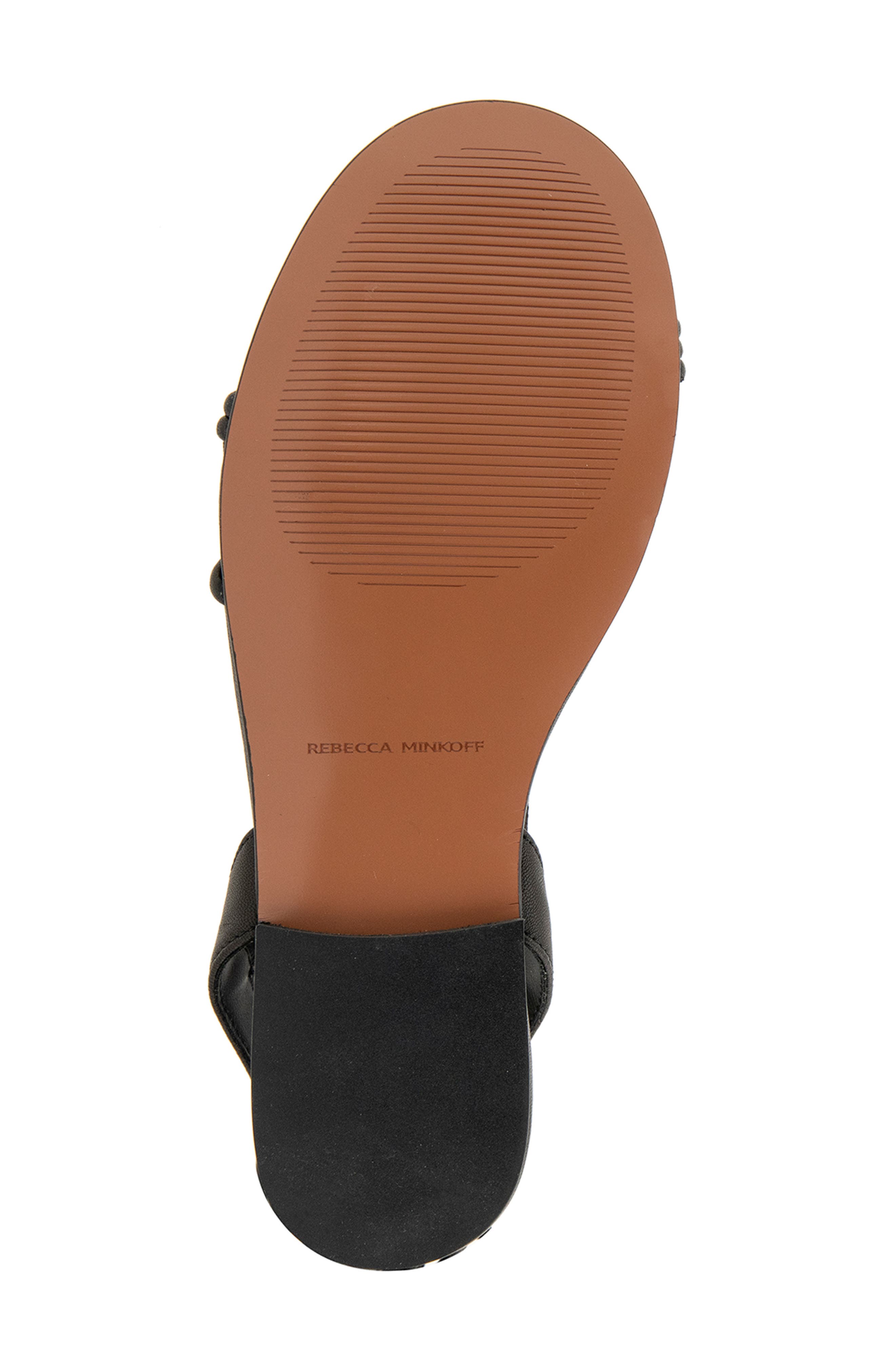 Rebecca Minkoff Anaya Ankle Tie Sandal, Alternate, color, Black