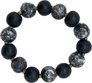 Kazuri Twilight Collection - Pomsky Bracelet