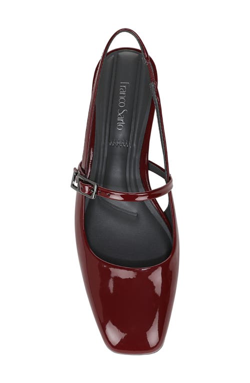 Franco Sarto Destin Slingback Flat In Burgundy