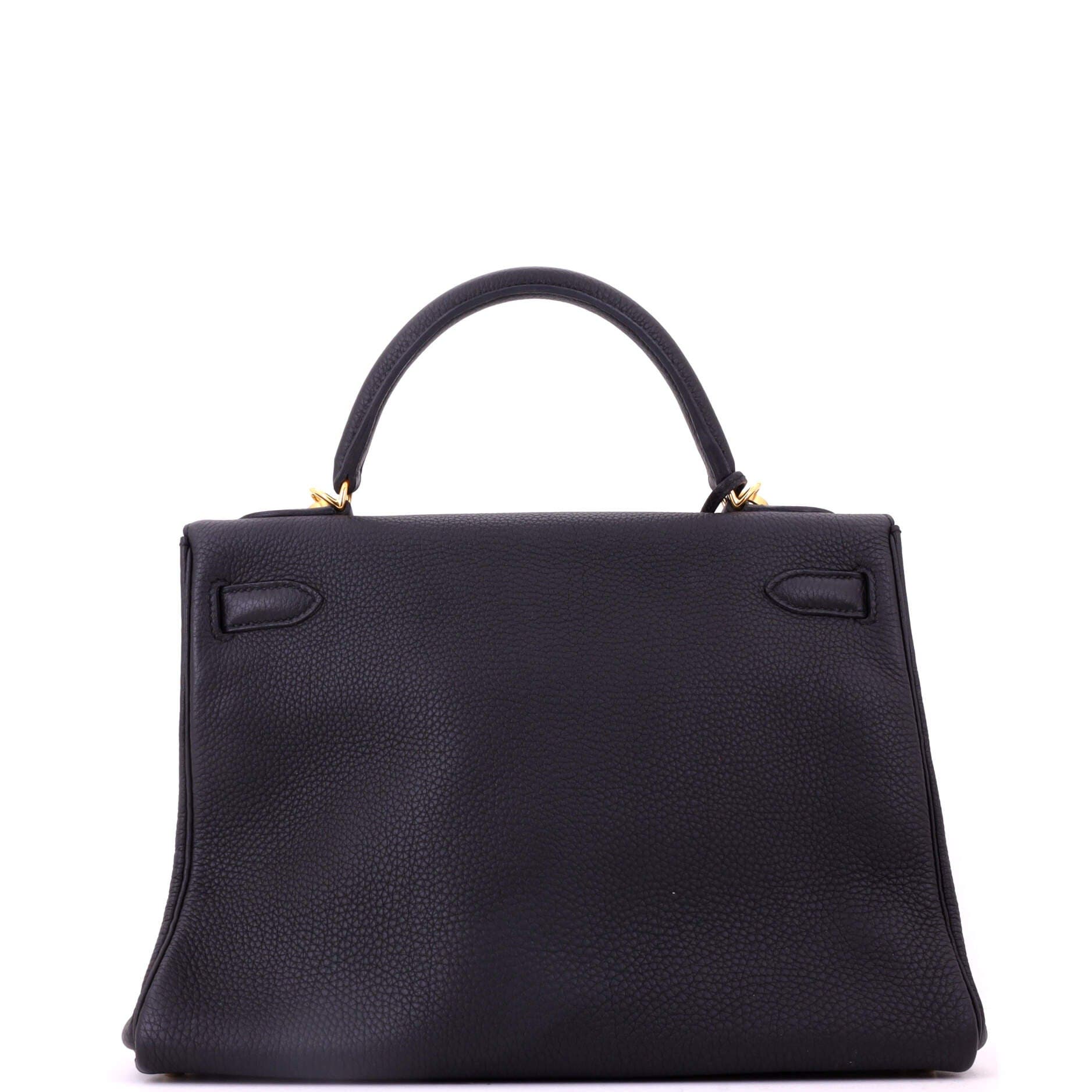 Kelly Handbag Black Togo with Gold Hardware 32, Alternate, color, Black