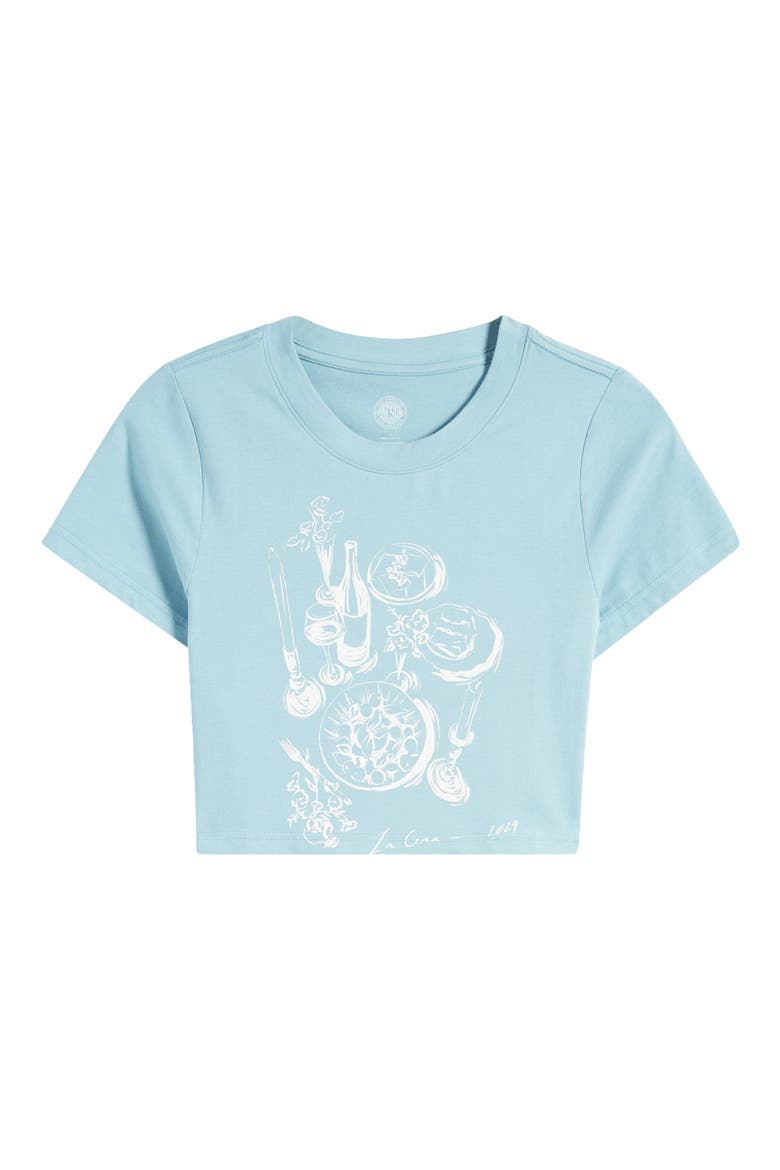 Logo Crop T-Shirt, Alternate, color, CAMEO BLUE