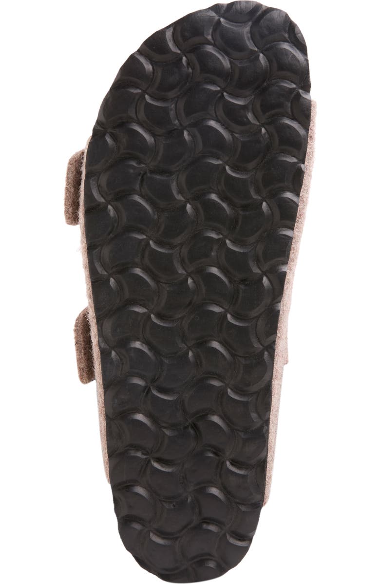 Celtic & Co. Felt Double Buckle Slide Sandal, Alternate, color, Taupe