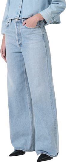 Dame High Waist Wide Leg Jeans