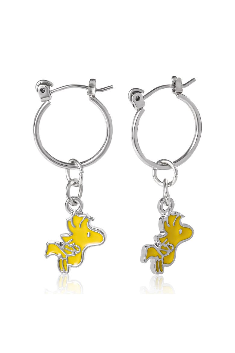 Snoopy Enamel 6 Piece Earring Set, Studs and Hoops, Alternate, color, Multicolor