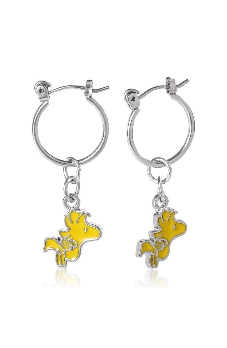 PEANUTS Snoopy Enamel 6 Piece Earring Set, Studs and Hoops, Alternate, color, Multicolor