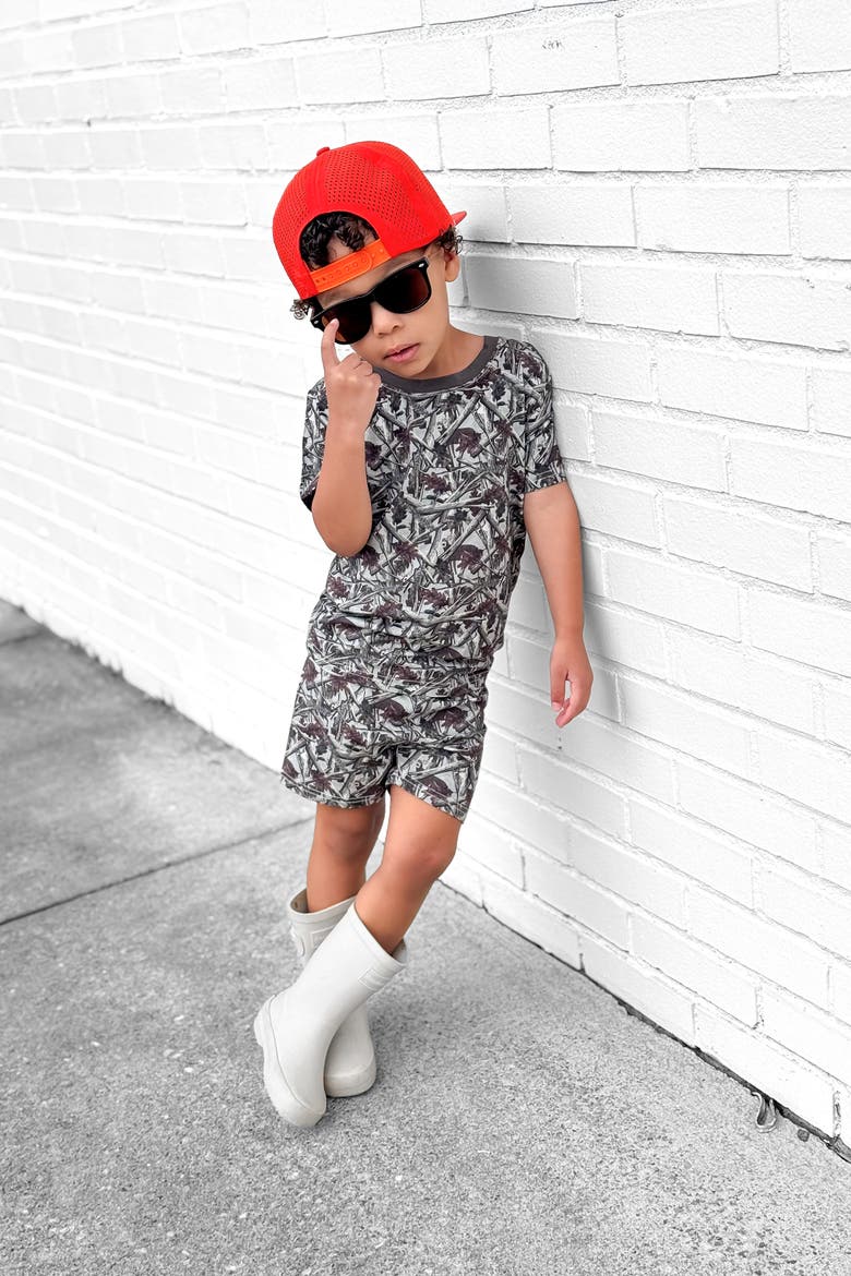 Hidden Camo 2 Piece Shorts Set, Alternate, color, Hidden Camo